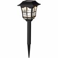 Glowflow 0.06 watt Black Solar Powered LED Pathway Light, 12PK GL2743217